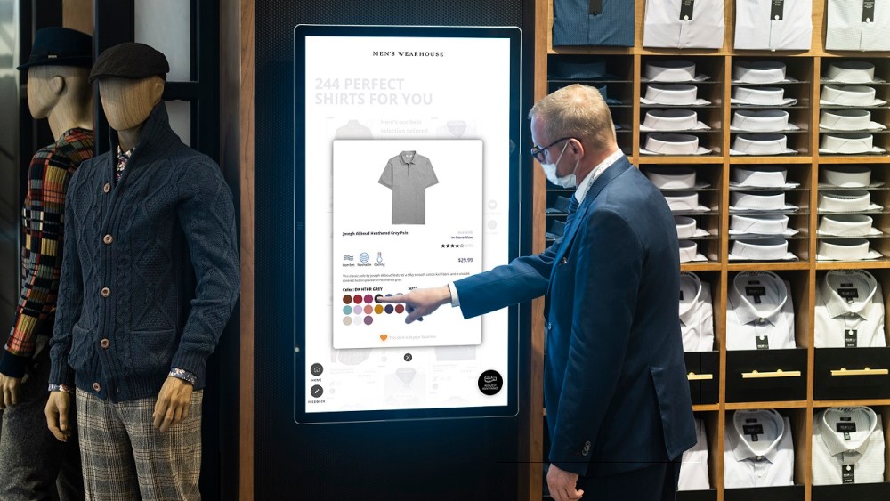 Men's Wearhouse has reopened two "Next-Gen" stores that are optimized for omnichannel ordering and fulfillment and offer AI-driven fitting.