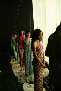 Backstage at Maisie Wilen RTW Fall 2021