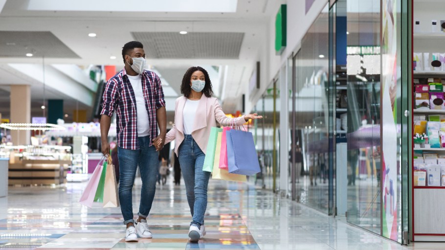 Department stores saw strong sales gains in January.