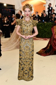 Anya Taylor-Joy attends The Metropolitan Museum of Art's Costume Institute benefit gala celebrating the opening of the Heavenly Bodies: Fashion and the Catholic Imagination exhibition on Monday, May 7, 2018, in New York. (Photo by Charles Sykes/Invision/AP)