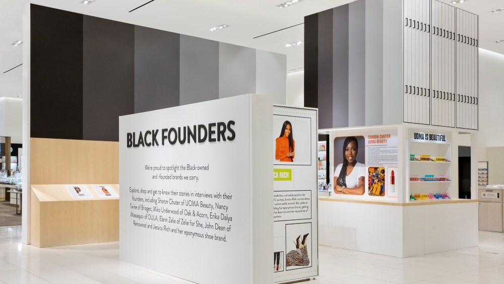 Nordstrom's Black Founders activation in New York City.