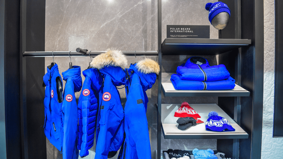 Canada Goose grew year-over-year sales 4.8 percent to $369.2 million, its first sales growth since the onset of the Covid-19 pandemic.