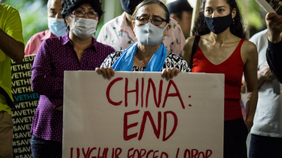 Two dozen human-rights groups urge President Biden to be tough on human rights with China amid the Uyghur crisis deemed a "genocide."