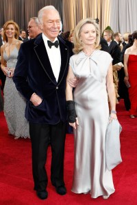Christopher Plummer (L) and Elaine Taylor attend the 84th annual Academy Awards at the Hollywood & Highland Center.