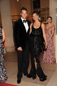 Tom Brady (L) and Gisele Bundchen attend the Metropolitan Museum of Art’s 2012 Costume Institute Gala featuring the debut of “Schiaparelli and Prada: Impossible Conversations.”