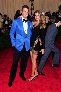 Tom Brady and Gisele Bundchen attends The Metropolitan Museum of Art's Costume Institute benefit celebrating "PUNK: Chaos to Couture" on Monday May 6, 2013 in New York. (Photo by Charles Sykes/Invision/AP)