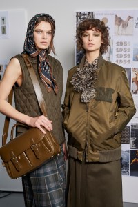 Backstage at Max Mara RTW Fall 2021