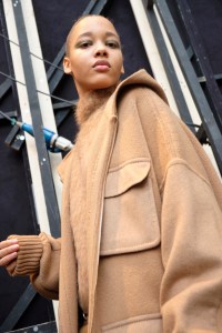 Backstage at Max Mara RTW Fall 2021