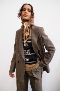 Backstage at Max Mara RTW Fall 2021