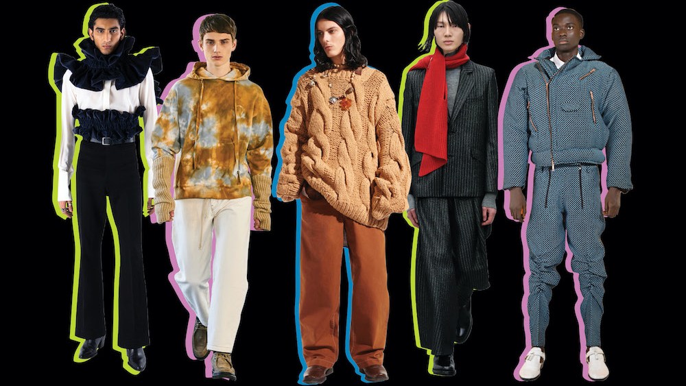 From bold, bright colors to a new twist on knits, these eight big trends are renewing men's fashion for Fall/Winter 2021-2022.