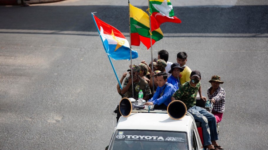 A military junta has reversed democratic progress in Myanmar, where the garment sector is seen as a "sunrise" industry for global brands.