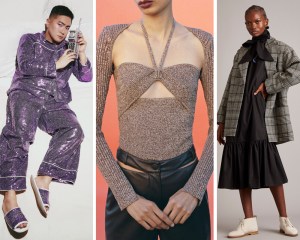 Fashion designers brought together plush fabrics, roomy silhouettes and joyful color combinations that speak to the current state of living.
