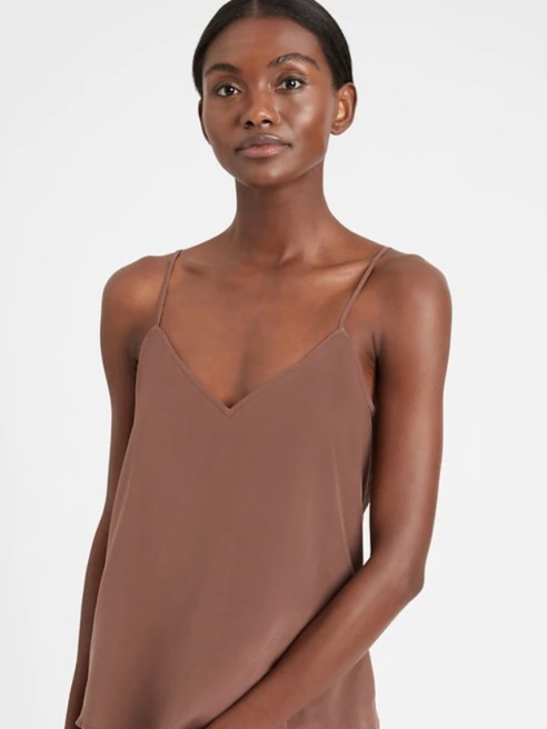 Banana Republic launched 11 skin tone-matching shades for its True Hues collection offers camisoles, pumps and other basics.