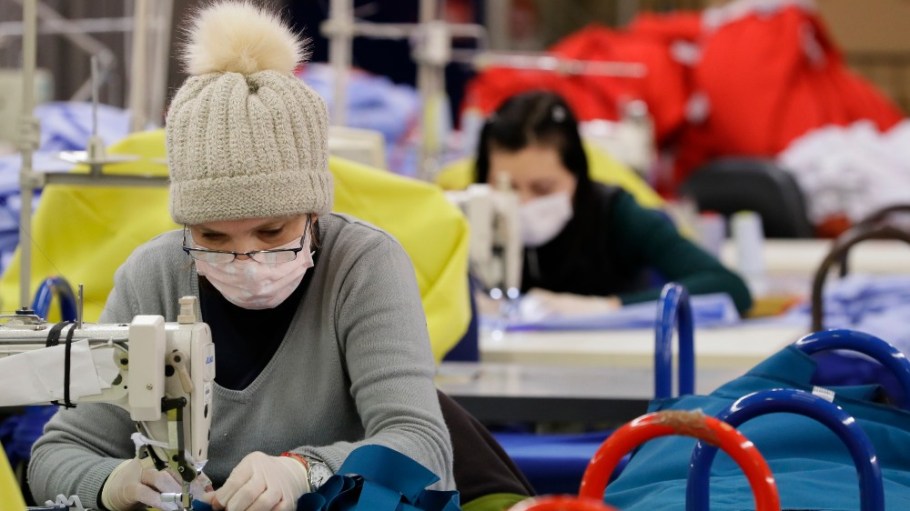 Female garment workers in the U.K. are among the most at-risk populations for Covid-19, says the nation's Office of National Statistics.