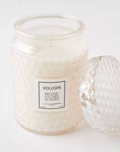 voluspa, best rose scented candles