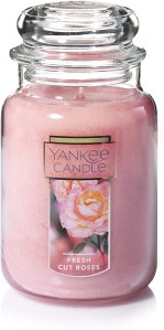 yankee candle, best rose scented candles