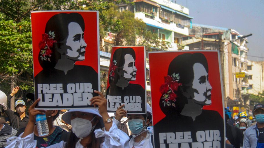 The fashion community has issued a call for the “quick and peaceful restoration” of Myanmar’s “legitimate civilian government.”