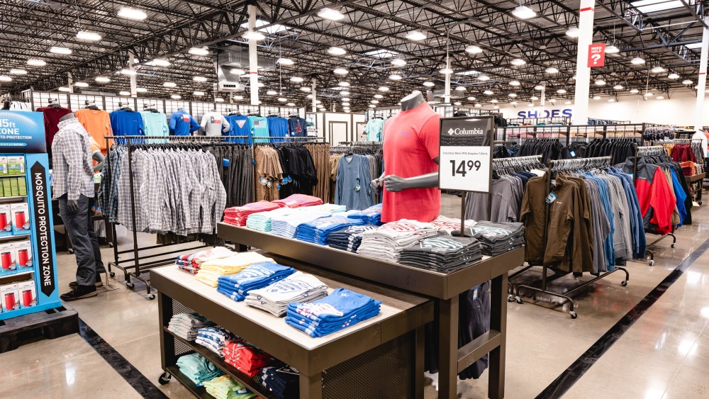 The apparel space at Academy Sports + Outdoors.