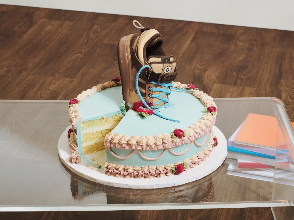 Adidas teamed up with Bad Bunny on “The First Café” Forum Buckle Low