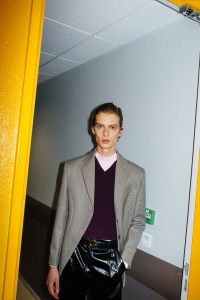 Backstage at Coperni RTW Fall 2021.