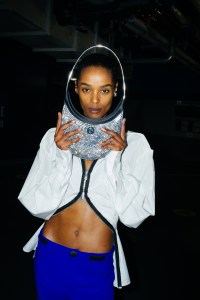 Backstage at Coperni RTW Fall 2021.