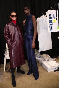 Backstage at Courreges RTW Fall 2021