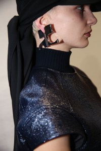Backstage at Courreges RTW Fall 2021