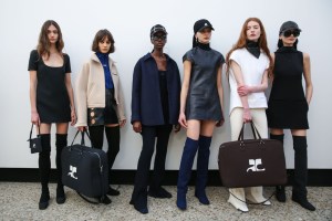 Backstage at Courreges RTW Fall 2021