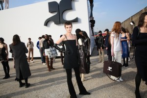 Backstage at Courreges RTW Fall 2021