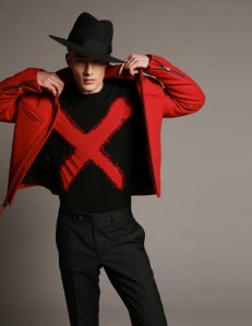 A look from the David Thomas X Men’s Collection.