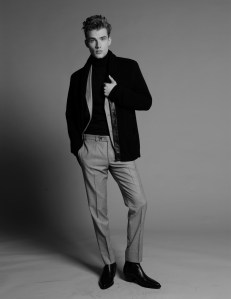A look from the David Thomas X Men’s Collection.