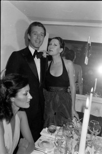 Halston and Elsa Peretti attend a party at Prive in New York City