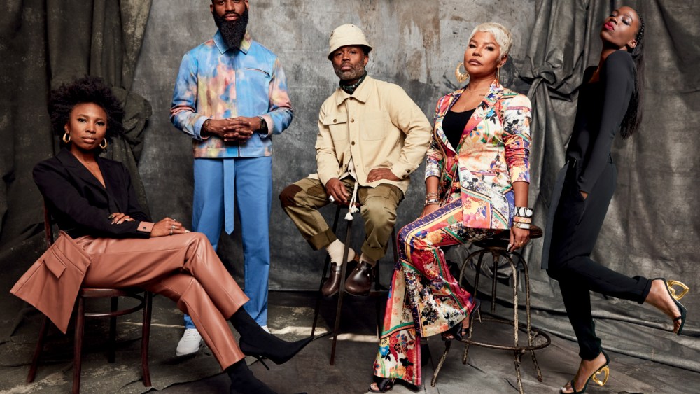 Macy's “Icons of Style” features, from left, Zerina Akers, Allen Onyia, Ouigi Theodore, Misa Hylton and Aminah Abdul Jillil.