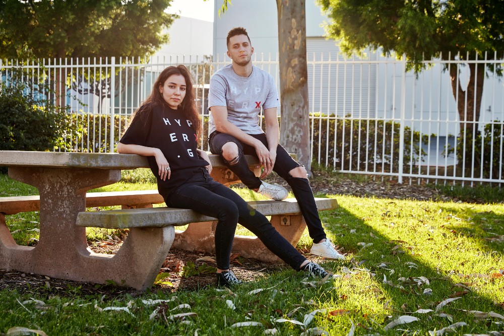 HyperX's GG Collection was manufactured by Champion Athleticwear
