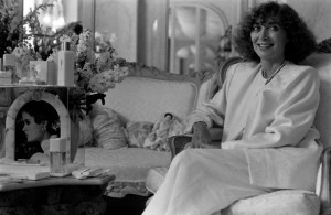Designer Jessica McClintock in her San Francisco Office on Aug. 8, 1989.