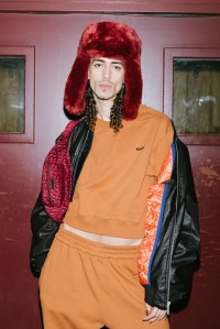 Backstage at Koché RTW Fall 2021