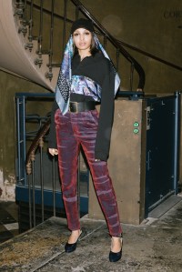 Backstage at Koché RTW Fall 2021