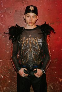 Backstage at Koché RTW Fall 2021