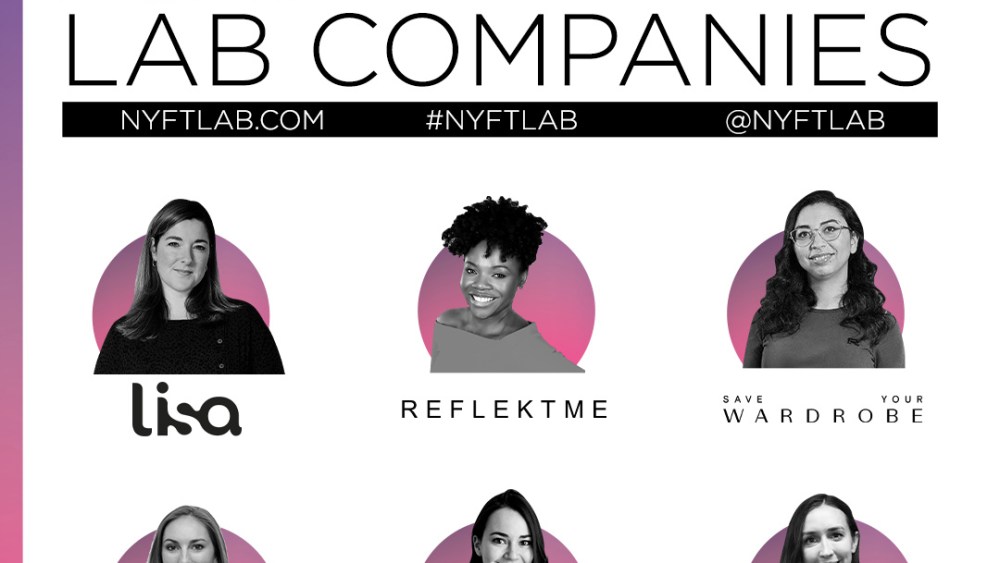 Six companies were selected by the New York Fashion Tech Lab.