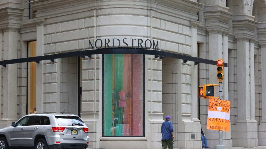 Nordstrom's suing over property insurance coverage on damage from civil unrest; claims of two other fashion firms are Covid-related.