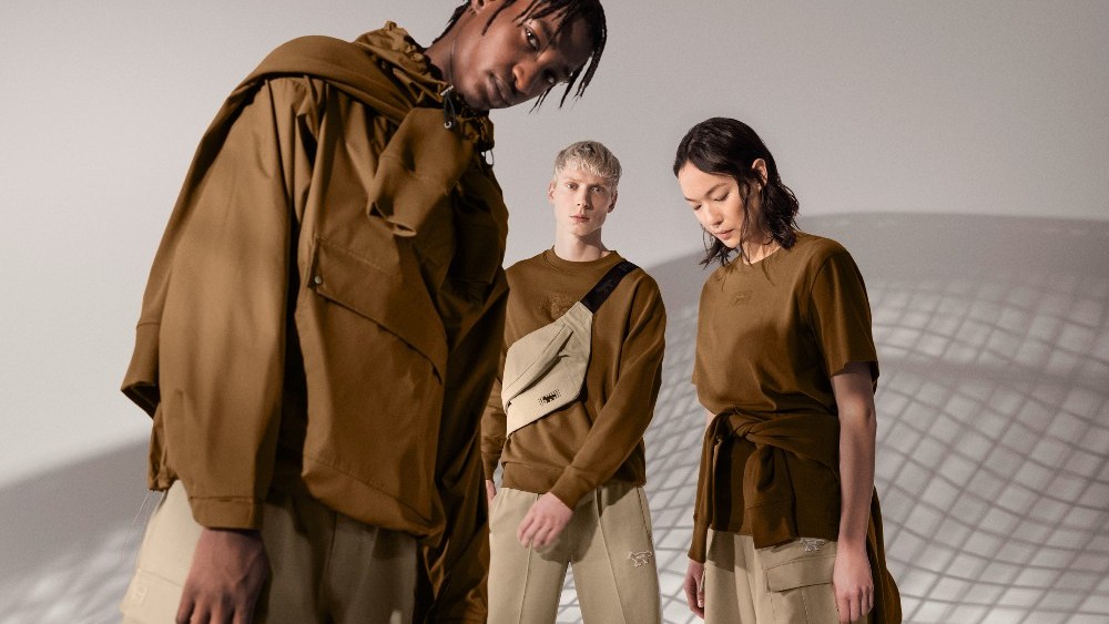 Puma and Maison Kitsuné's collaboration collection features mostly tonal and earthy colors.