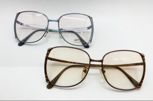 Vintage 80’s Tura Oversize Metal glasses sold at Fabulous Fanny’s in new york city