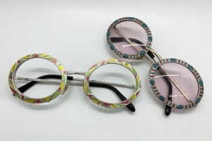 Oval glasses vintage from new york city