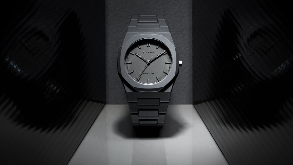 The D1 Milano "PolyCarbon" watch.
