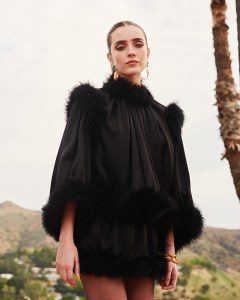 Talia Ryder in Saint Laurent