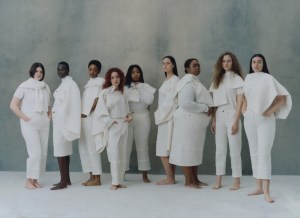Universal Standard and Erdem teamed on an eight-piece denim-focused collection that merges romantic and utilitarian elements.