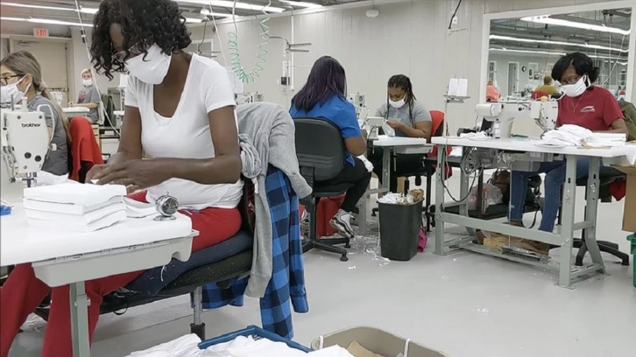 The Biden Administration awarded contracts to Parkdale Mills and Ferrara Manufacturing, following through on the President’s pledge.