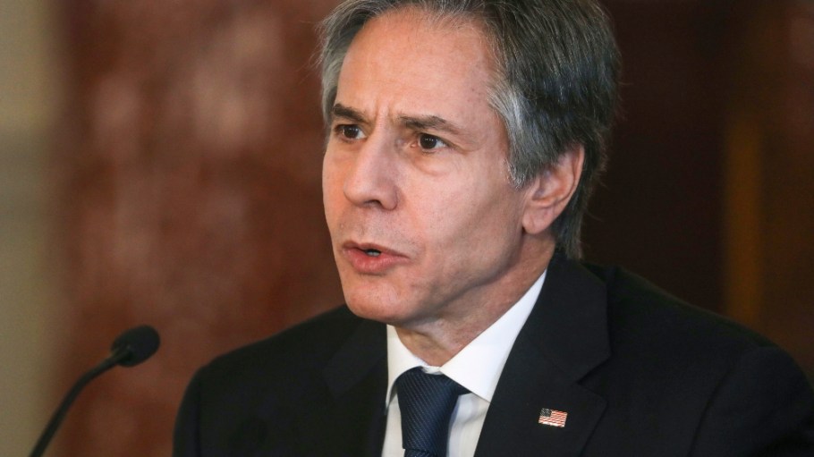 U.S. Secretary of State Antony Blinken condemned China’s “baseless” retaliatory sanctions over Xinjiang forced labor allegations.