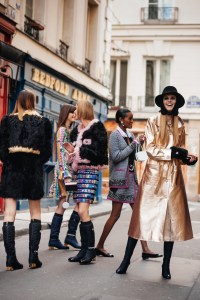 Backstage at Chanel RTW Fall 2021