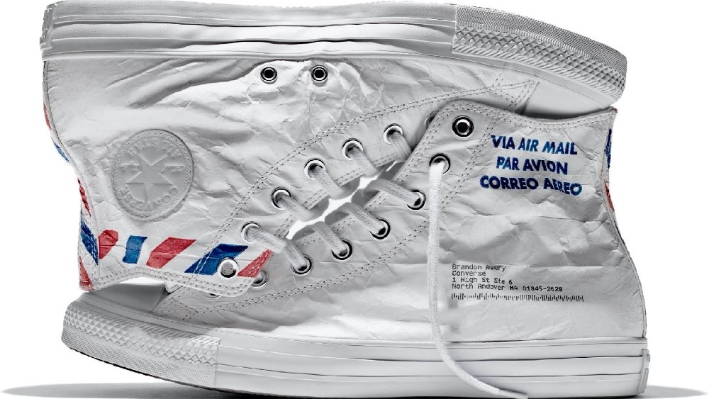 Converse unveiled five sneaker lines made with sustainable, upcycled materials like Tyvek mailers, recycled polyester and rubber scraps.